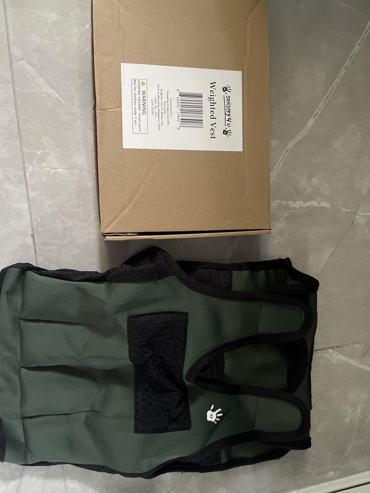 Weighted Vest For Kids - Adjustable Compression Vest With Six Removable Weights Included - Breathable Snug Fit Design customer photo 1