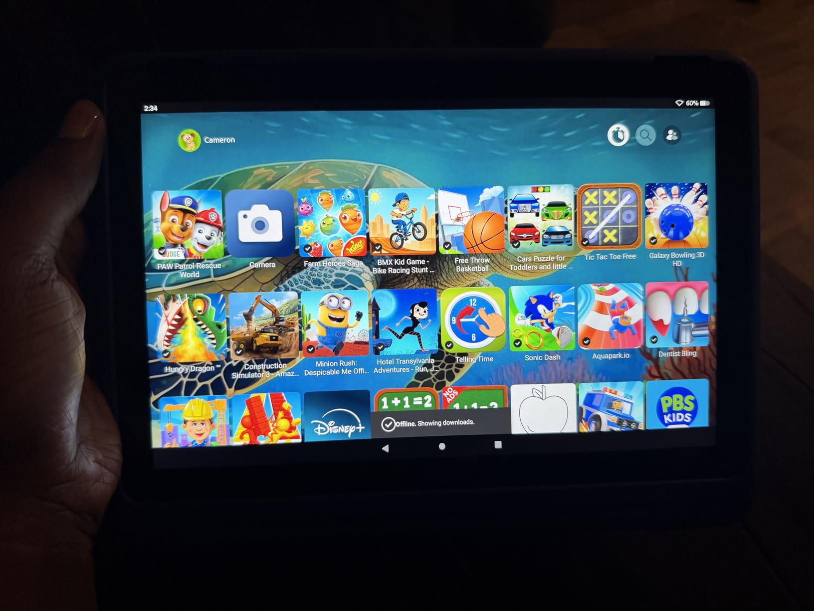 Amazon Fire HD 10 Kids Pro tablet (newest model) ages 6-12. Bright 10.1