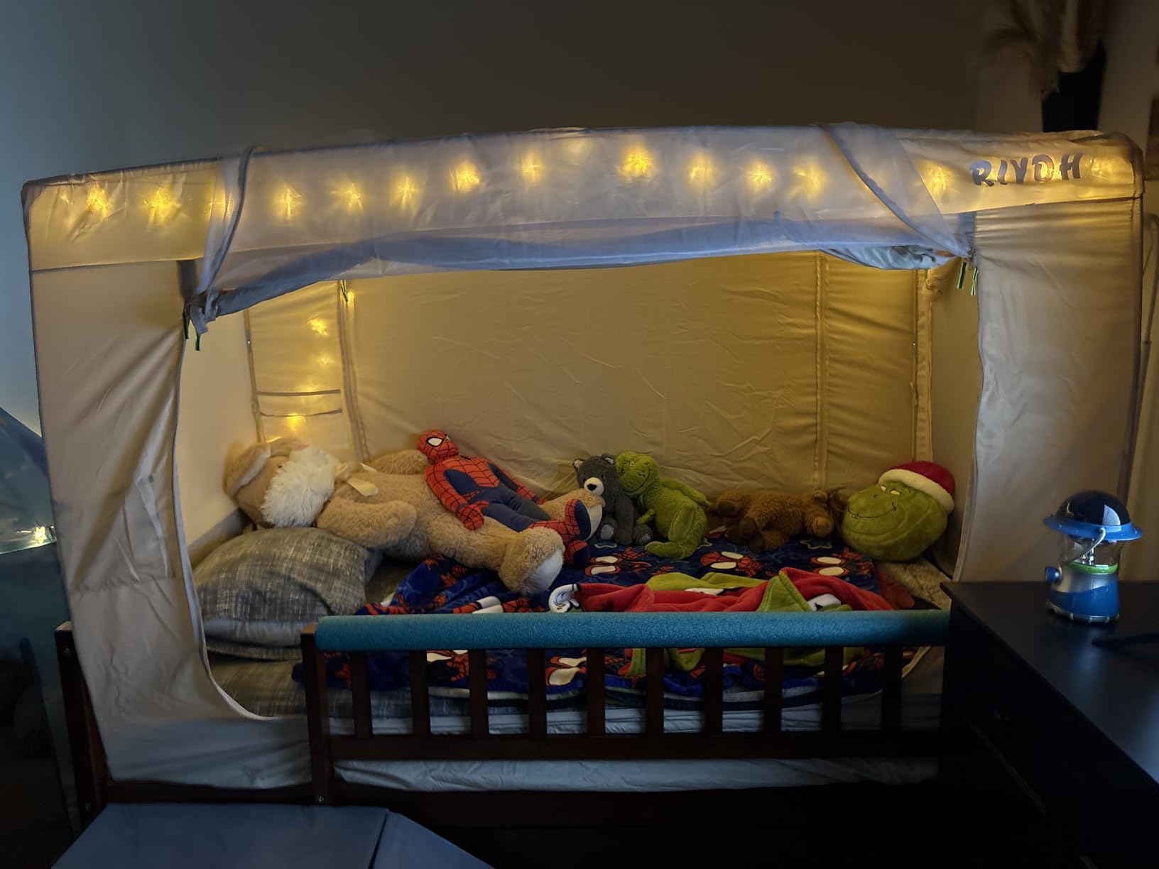 RIYDH Bed Canopy Tents for Adult - Portable Dream Tent with 3 Doors, Breathable Private Space Tent - 93% Blackout Indoor Sleeping Space customer photo 2