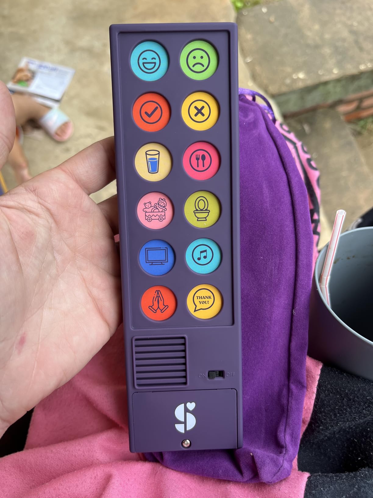 Special Supplies AAC Communication Device for Speech Therapy, Talker Buddy Communication Device for Non Verbal Kids & Adults, Talking Aids for Home or School + Travel Bag (Talker Buddy) customer photo 1