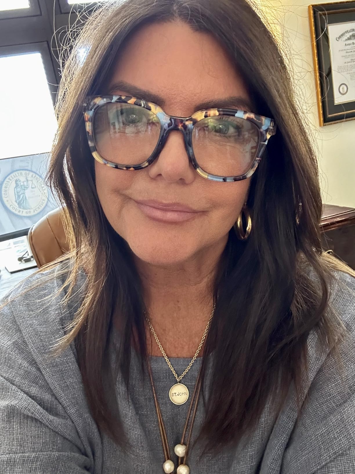 Peepers by PeeperSpecs womens To the Max Progressive Square Progressive Blue Light Blocking Glasses customer photo 2