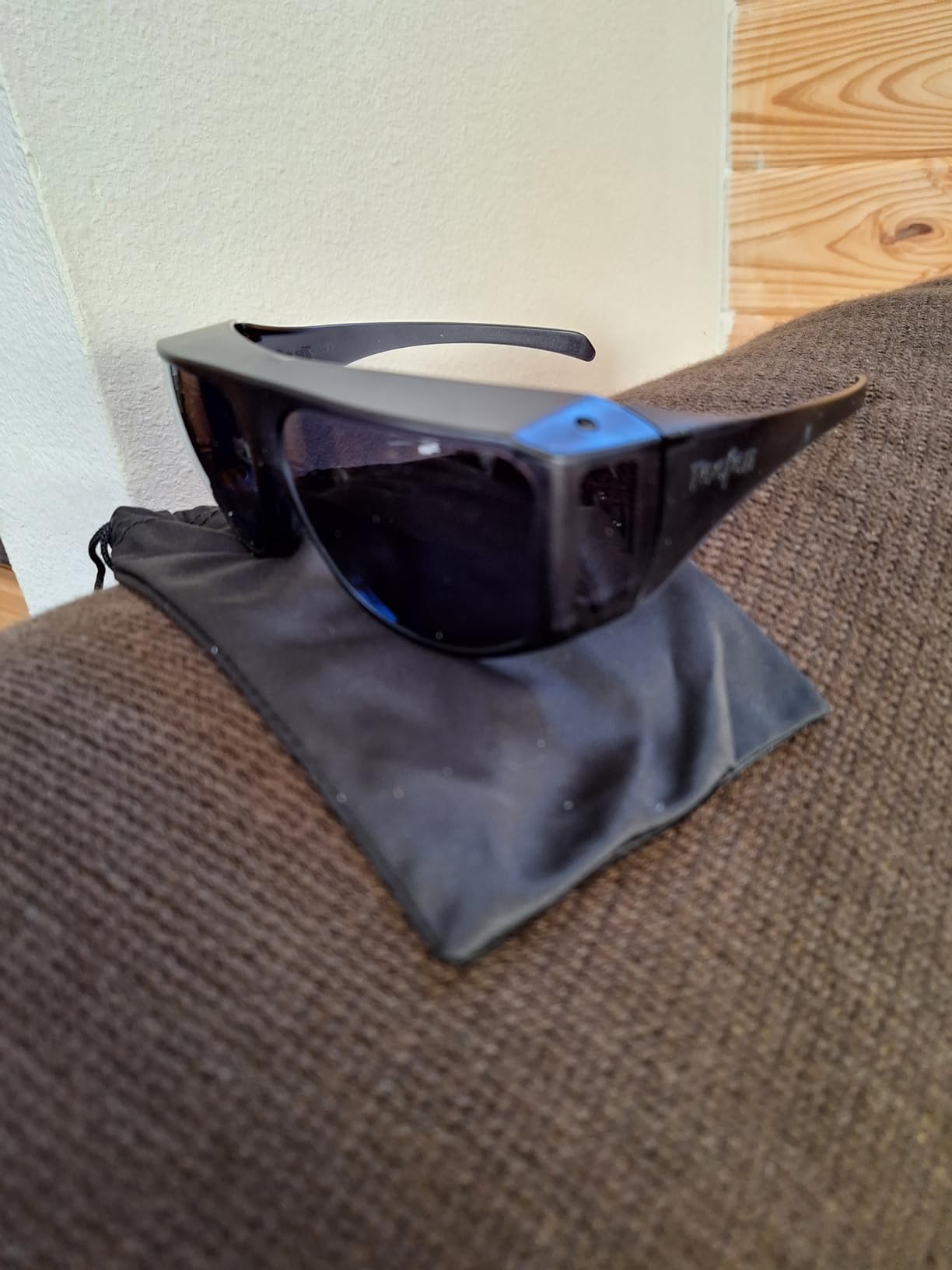 Fit Over Sunglasses, Smoke Color, 100% UVA/UVB Protection; Polycarbonate Lenses customer photo 2