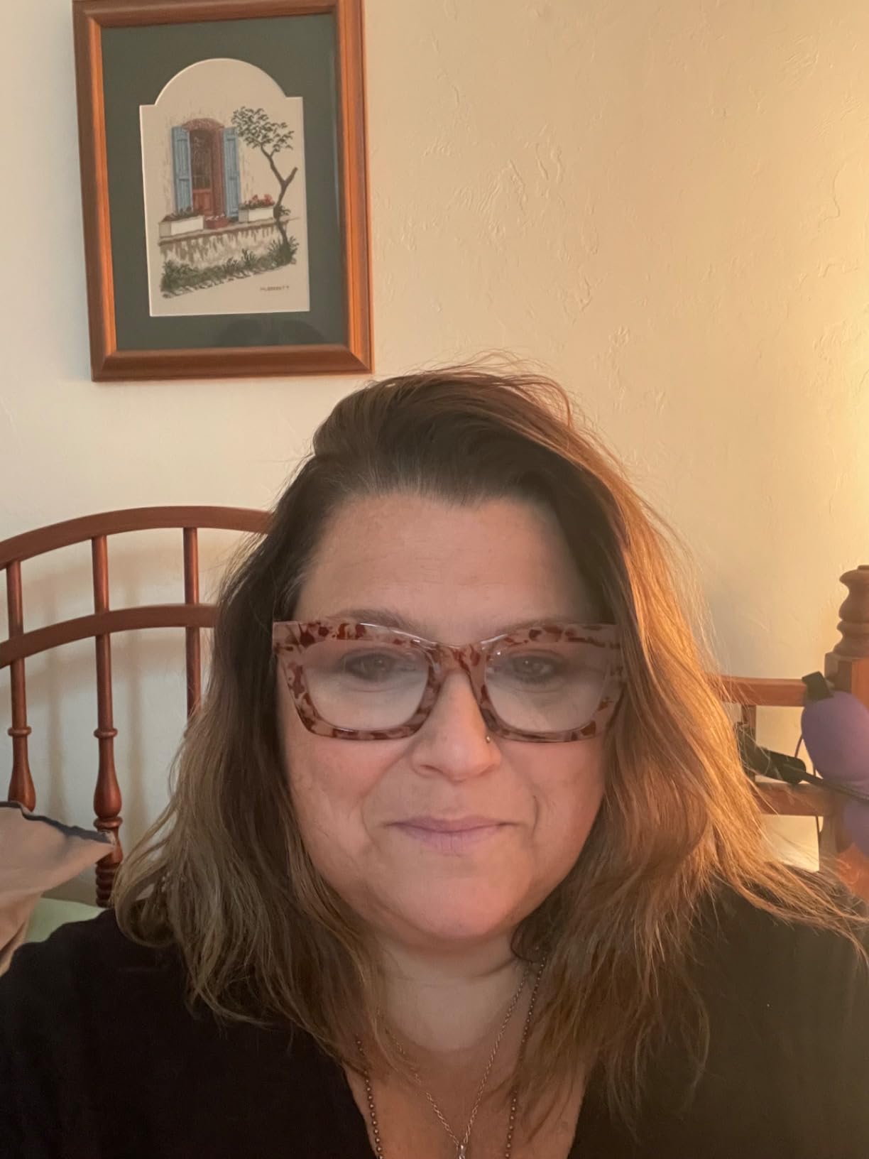 Reading Glasses for Women-5 Pack Blue Light Blocking Square Fashion Readers with Spring Hinge Computer Eyeglasses(Mix1, 1.50x) customer photo 1