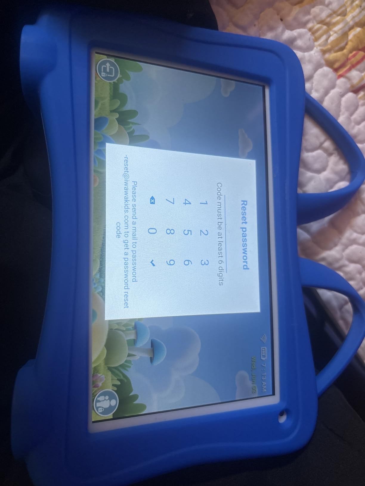 Trayoo Kids Tablet 7 Toddler Children's Learning Tablet with WiFi, YouTube, Parental Control, Durable Case Education Learning Apps for Boys Girls (Blue) customer photo 1