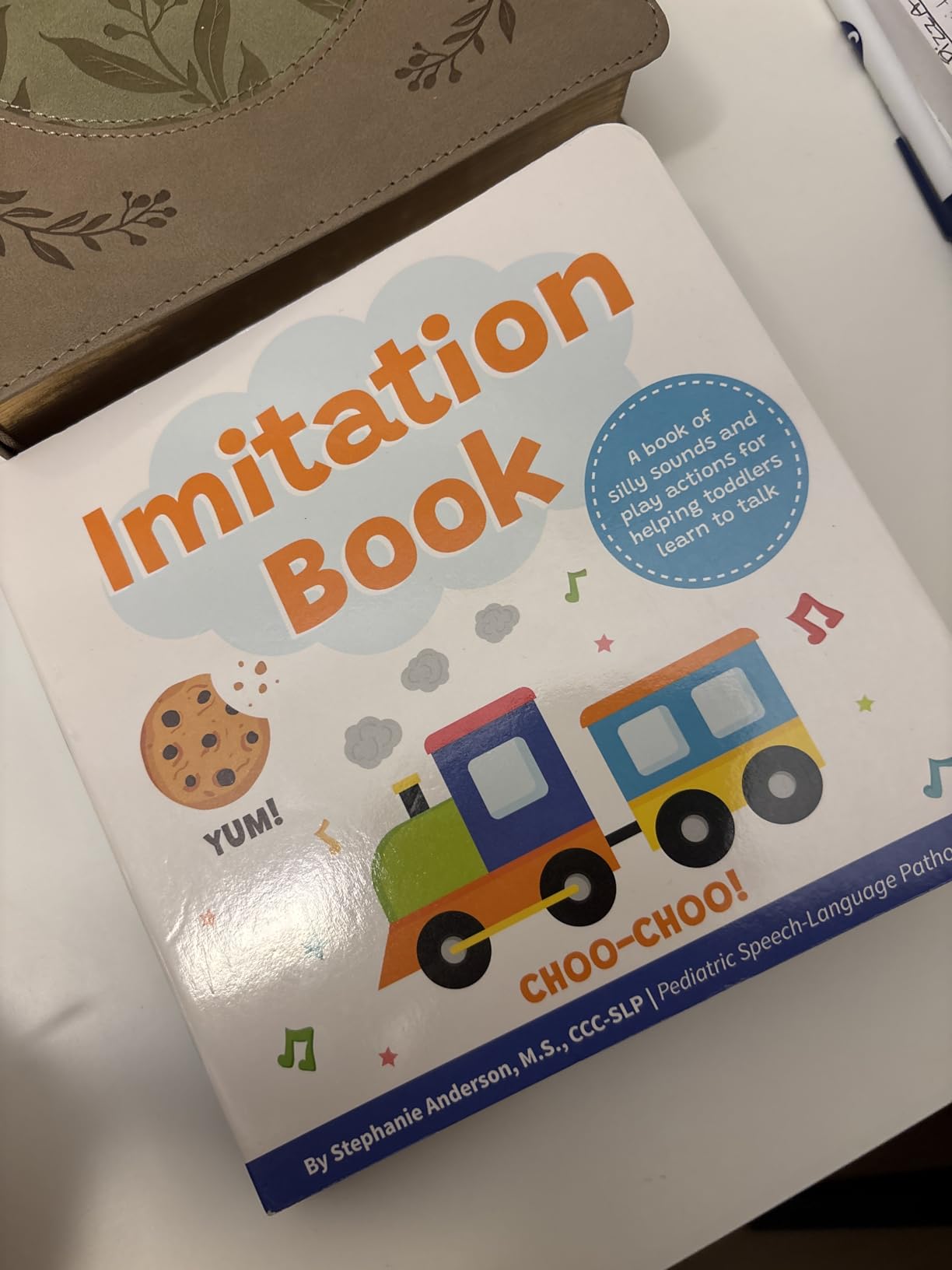 Imitation Book: Interactive & Fun Learn to Talk Board Book For Toddlers Ages 0-4, Written by a Speech Therapist customer photo 2