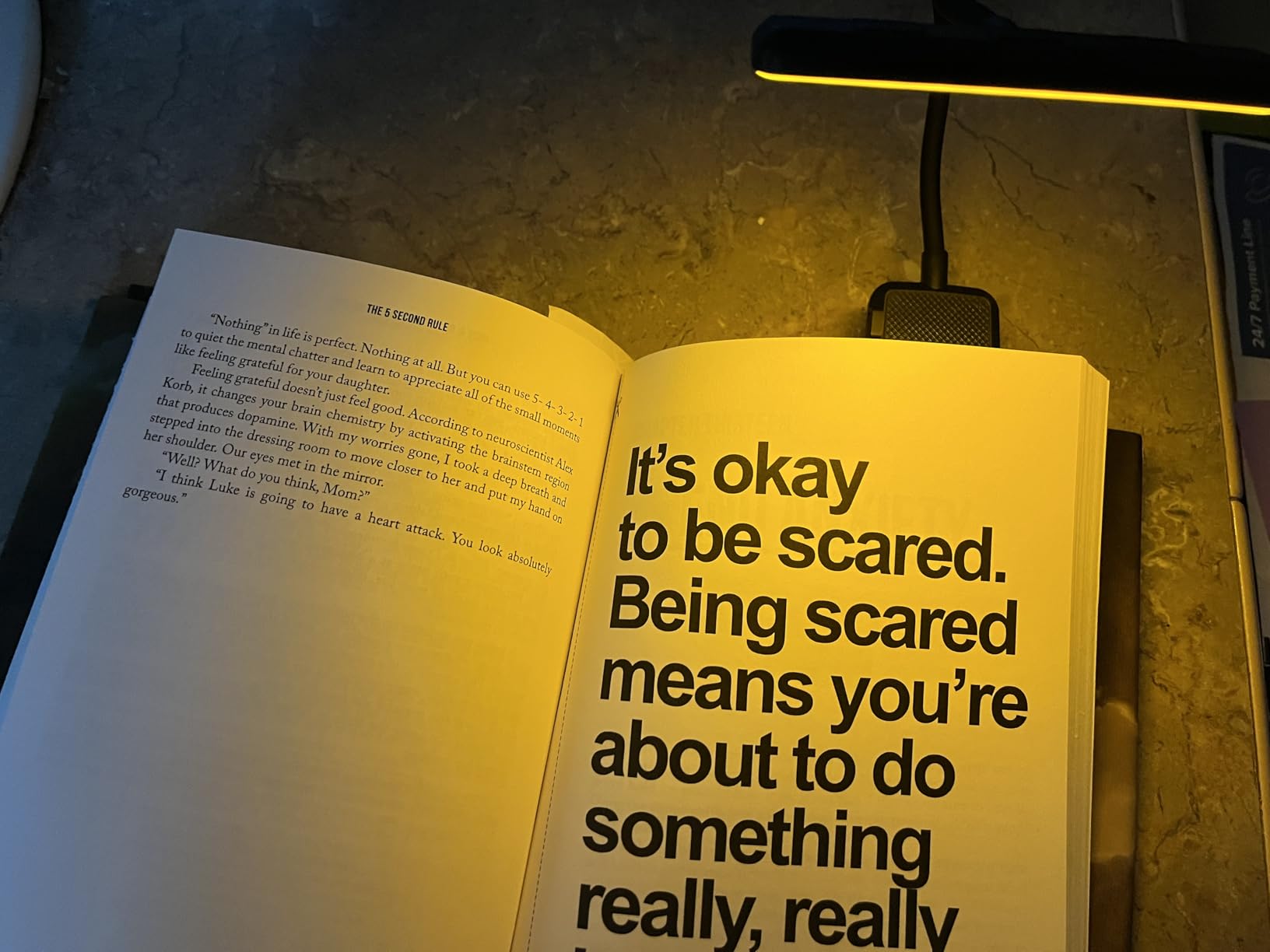 Gritin 19 LED Rechargeable Book Light for Reading in Bed with Memory Function- Eye Caring 3 Color Temperatures, Stepless Dimming Brightness, 90 Hrs Runtime Lightweight Clip on Light for Book Lovers customer photo 2