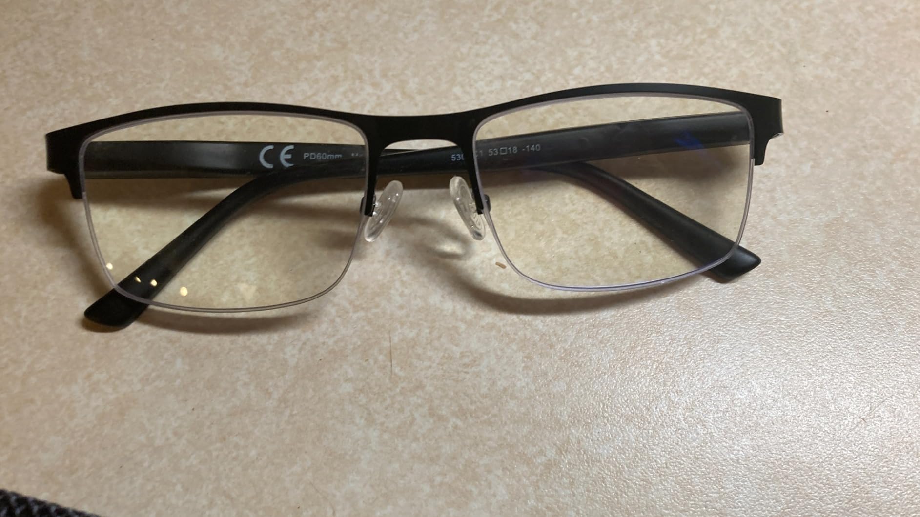 Missfive 2 Pack Mens Quality Progressive Multifocal Reading Glasses Blue Light Blocking, Man Spring Hinge No-Line Multifocal Readers Half Frame Metal Eyeglasses,Workspace For Near Range, 2.5x customer photo 1