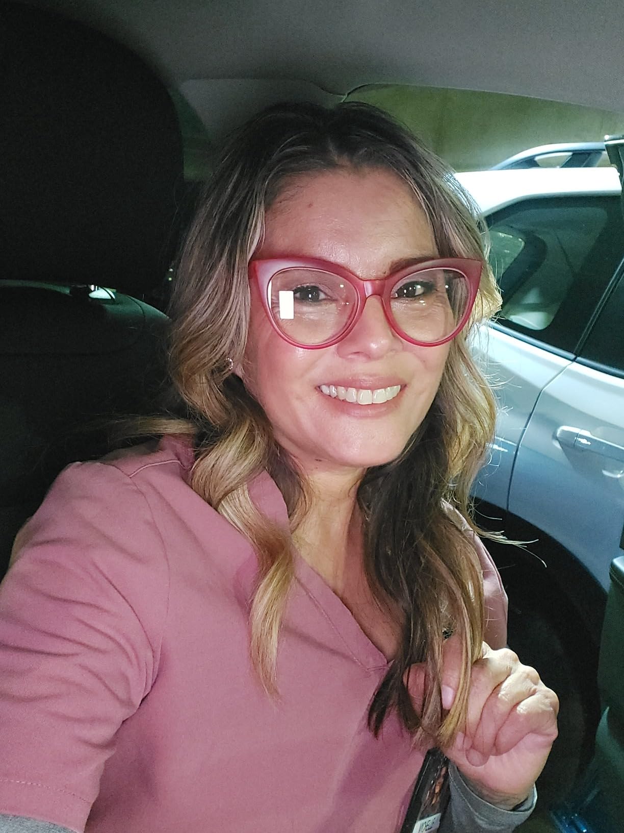 Betsey Johnson Women's Plaid 3 Pack Reading Glasses Cat Eye, Black, Tortoise, Magenta, 1.5X + 1.5 customer photo 1