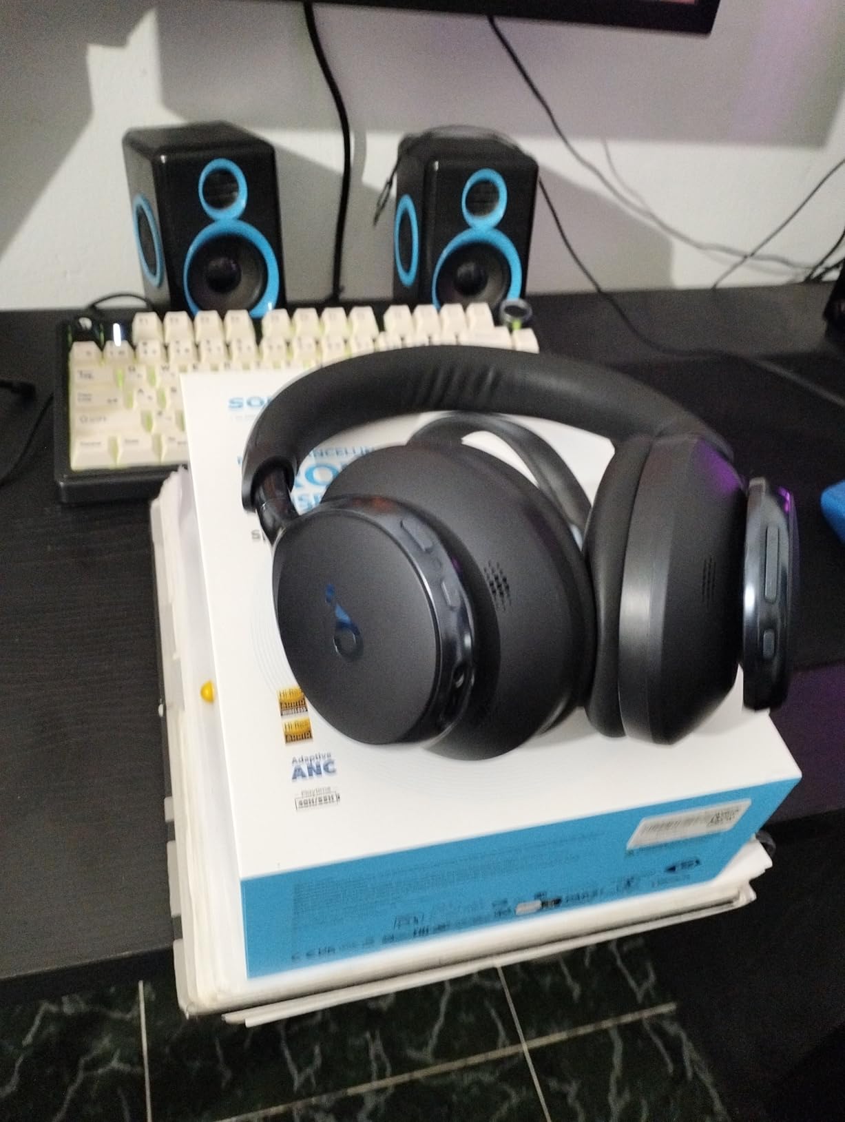 Soundcore by Anker Space One Active Noise Cancelling Headphones customer photo 2