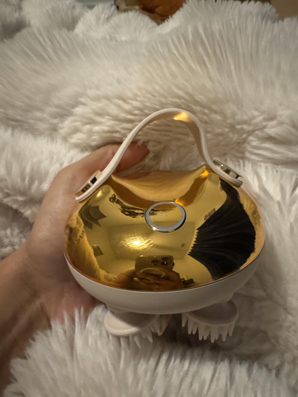 arboleaf Electric Scalp Massager Head Massager Scalp Stress Relax | 5-in-1 kneading, 128 rotating nodes, 8 removable claws, waterproof shower use, cat scratcher, gift for Dad Mom customer photo 2