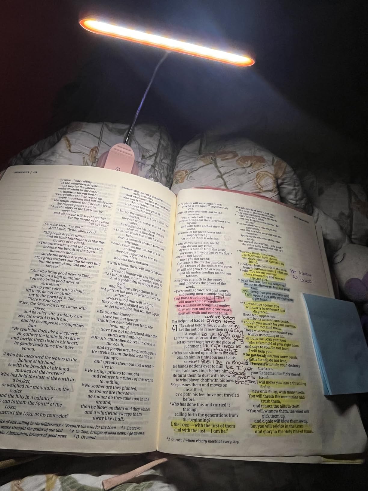 Gritin Rechargeable Book Light for Reading in Bed with 19 LED & Memory Function-Eye Caring 3 Color Temperatures, 5 Brightness Levels, 90 Hrs Runtime Flexible Goose Neck Clip on Light for Book Lovers customer photo 2
