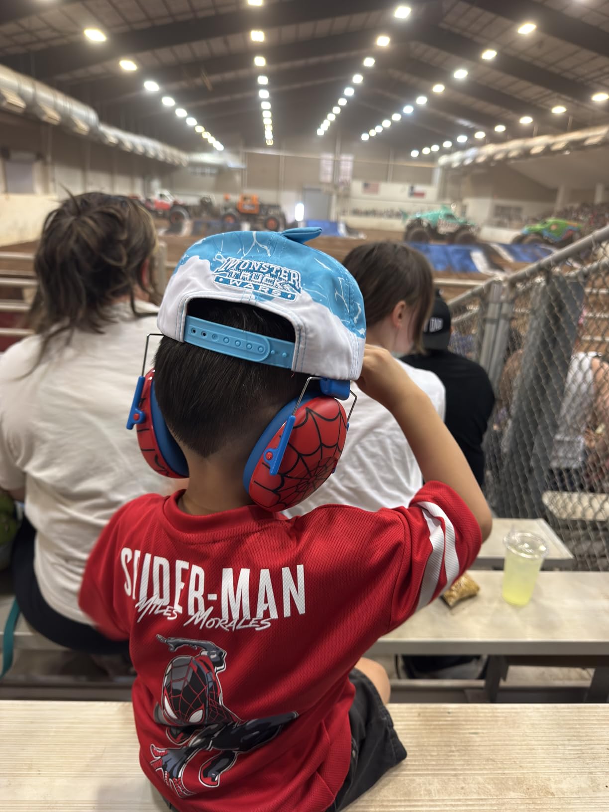 ProCase Kids Noise Cancelling Headphones, Kids Ear Protection Monster Jam Truck, Fireworks Hearing Protection Noise Reduction, Noise Canceling Earmuffs for Sensory Autism Toddler Children -Red customer photo 2