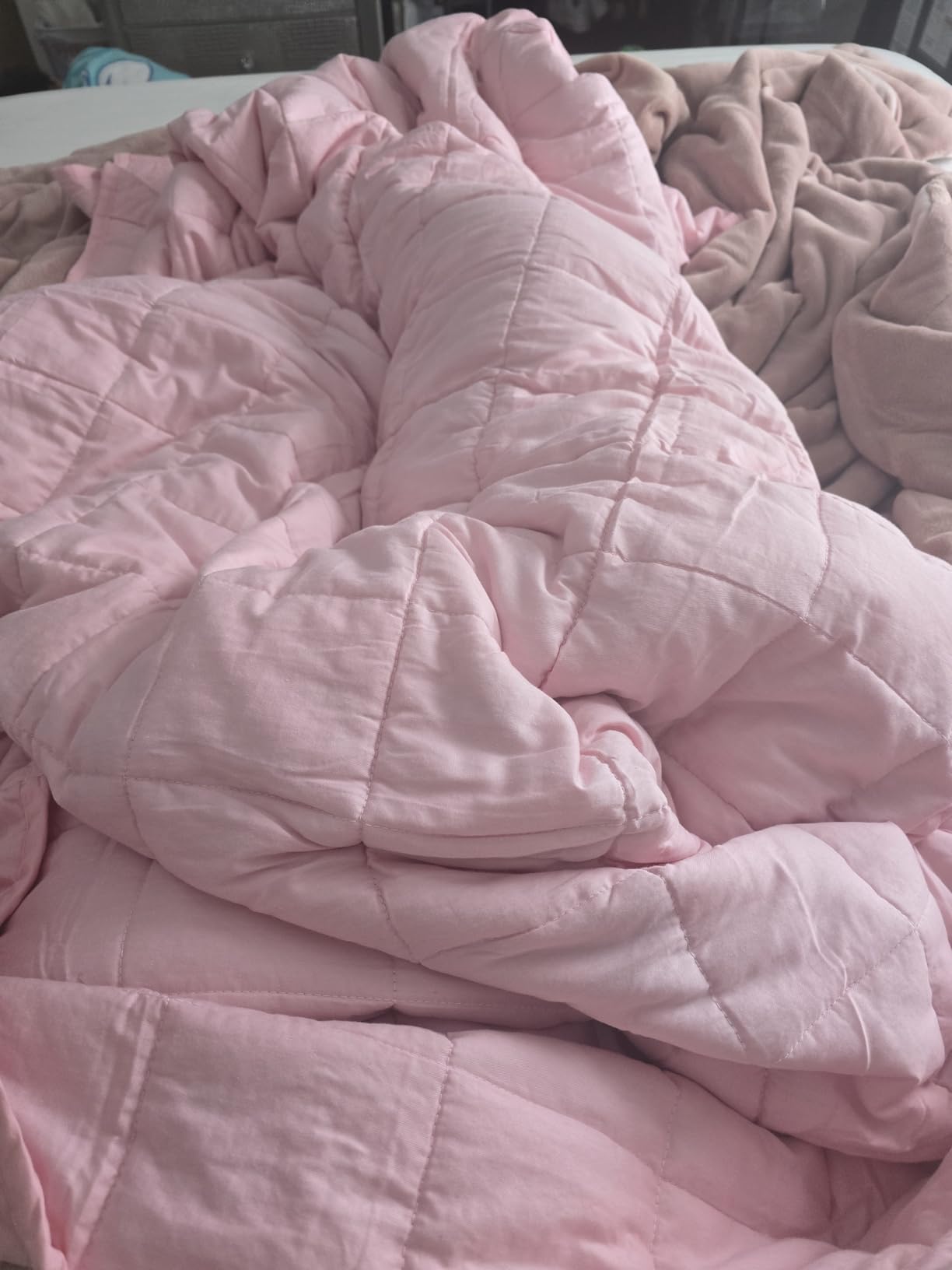 Bare Home Weighted Blanket Queen Size 17lb (60