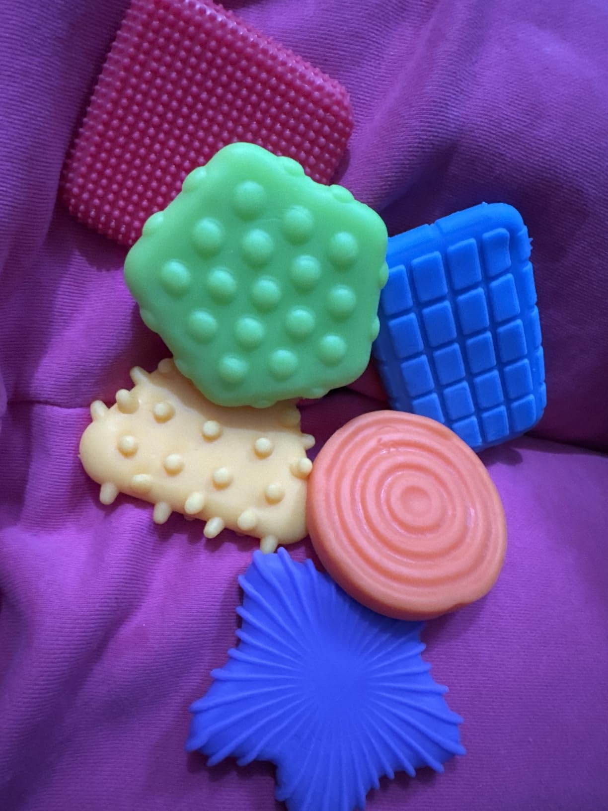 Squishy Sensory Toys for Kids Toddlers: Super Soft & Textured Sensory Fidget Toy for Autistic Children Special Needs | Stress Calming Toys for Kids | Baby Stocking Stuffers Fidget Toy for Autism, ADHD customer photo 2