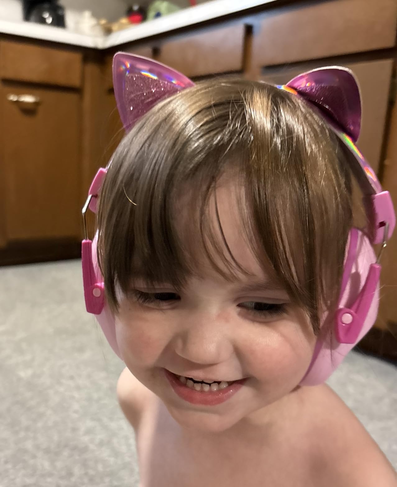 Noise Cancelling Headphones for Kids, Kids Ear Protection 28dB SNR Noise Reduction Ear Muffs for Toddler/Children, Noise Cancelling Headphones Hearing Protection for Fireworks/Monster Truck customer photo 1