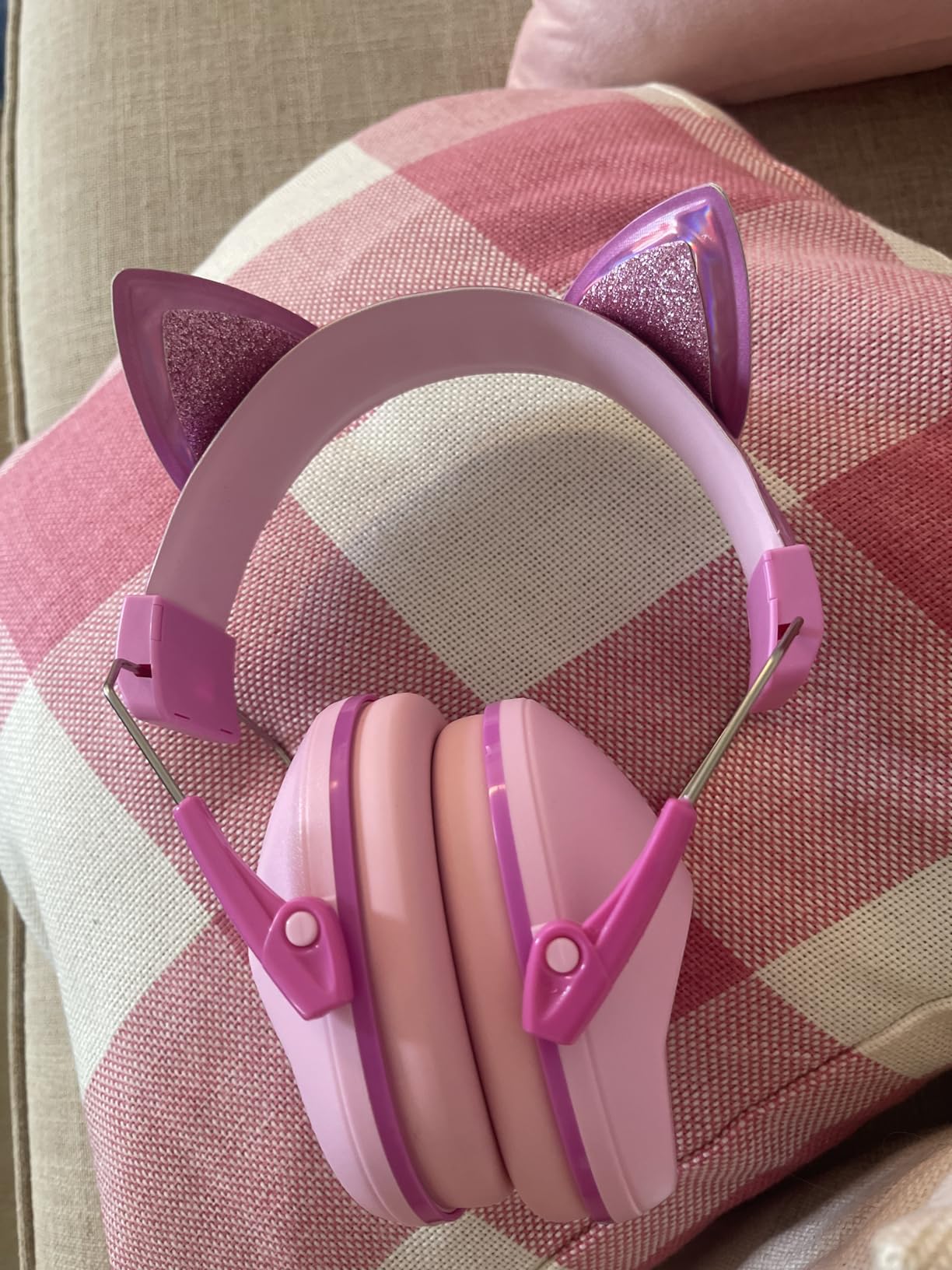 Noise Cancelling Headphones for Kids, Kids Ear Protection 28dB SNR Noise Reduction Ear Muffs for Toddler/Children, Noise Cancelling Headphones Hearing Protection for Fireworks/Monster Truck customer photo 2