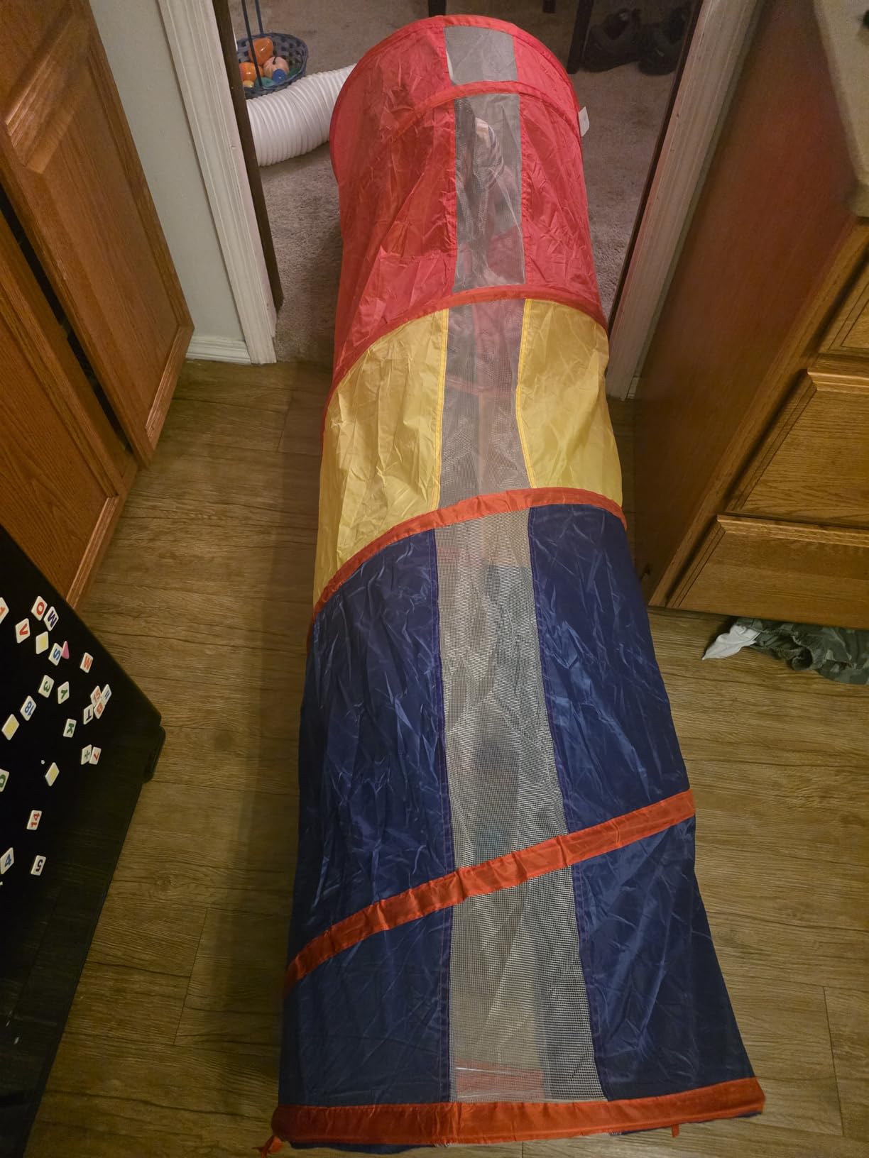 Extra-Large Play Tunnel for Toddlers 1-3 Years - Pop-Up Baby Crawl Tube, Sensory Activity, Indoor & Outdoor Kids Toy, Collapsible for Easy Storage customer photo 2