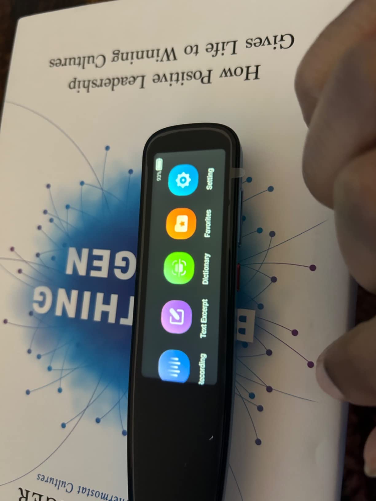 NEWYES AI Pen, Reading Pen for Dyslexia Scan Reader Pen 4 Text to Speech Device Translator Pen, Photo Translation OCR 16GB Bluetooth Pen Scanner for Students Adults customer photo 1