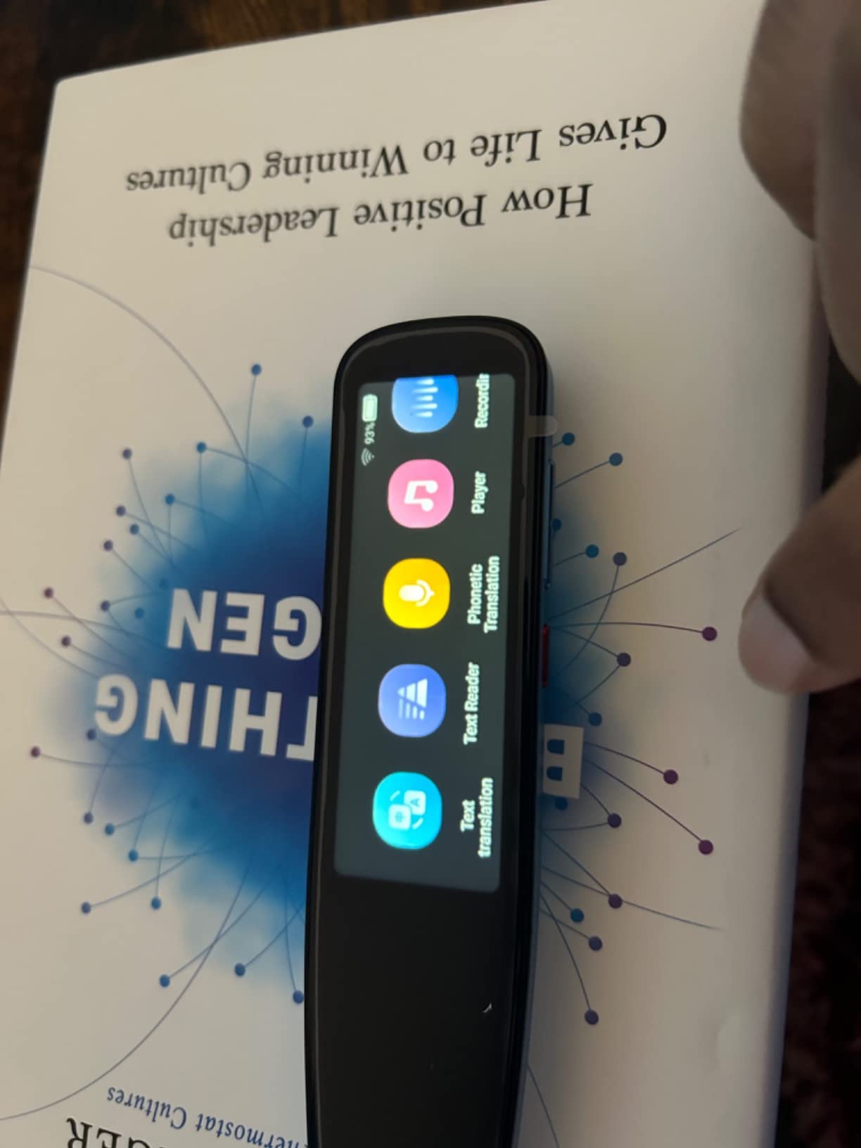 NEWYES AI Pen, Reading Pen for Dyslexia Scan Reader Pen 4 Text to Speech Device Translator Pen, Photo Translation OCR 16GB Bluetooth Pen Scanner for Students Adults customer photo 2