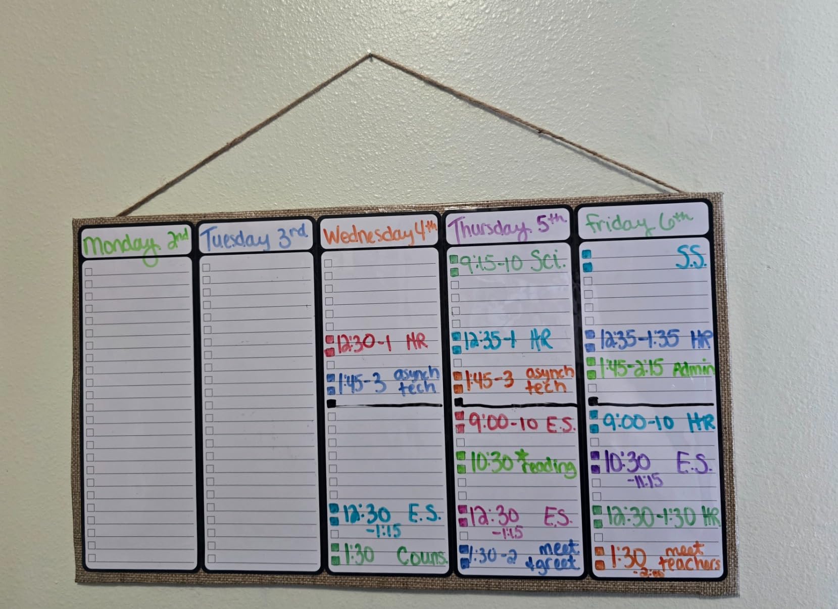 7-Piece Magnetic Dry Erase to-Do List White Board, 4'x11', Multifunctional Weekly Planner, Chore Chart, Dry Erase Planner for Refrigerator customer photo 1