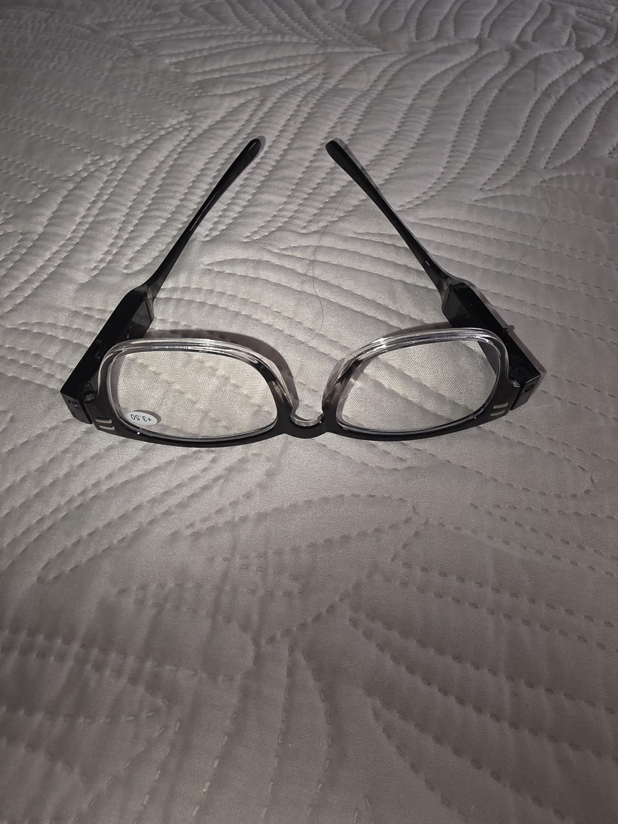 Magnifying Glasses with Light Reading Glasses Bright LED Readers with Lights Built in Glasses with Lights and Magnifier for Men Women Eyeglasses Lighted Magnifier Nighttime LED Reading Glasses+300 customer photo 2