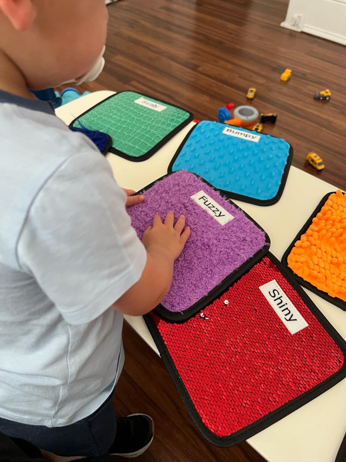 9 Labeled Sensory Mats w/Lesson Plans | Sensory Toys for Kids with Autism | Mats for Autistic Children | Occupational Therapy Toys | Sensory Wall for Autism Classroom Must Haves customer photo 2