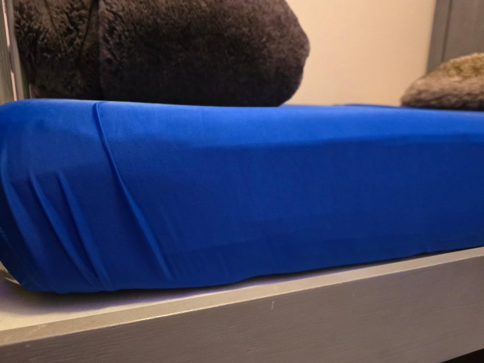 Sensory Sheet for Kids Special Needs Bed Sheet f Breathable and Stretchy (Blue, Twin) customer photo 1