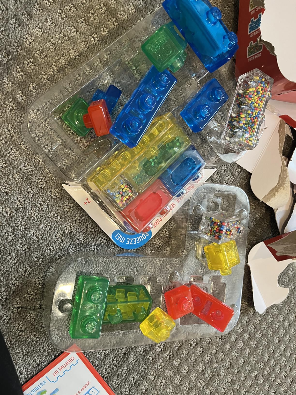 Goliath Jelly Blox Creative Kit | Includes 20 Blocks | Toddler & Preschool Building Blocks Kids Can Squeeze, Stretch, Squish | MESH ACCREDITED | Safety Tested & Ouch-Free | Sensory Play Toy Ages 2+ customer photo 2