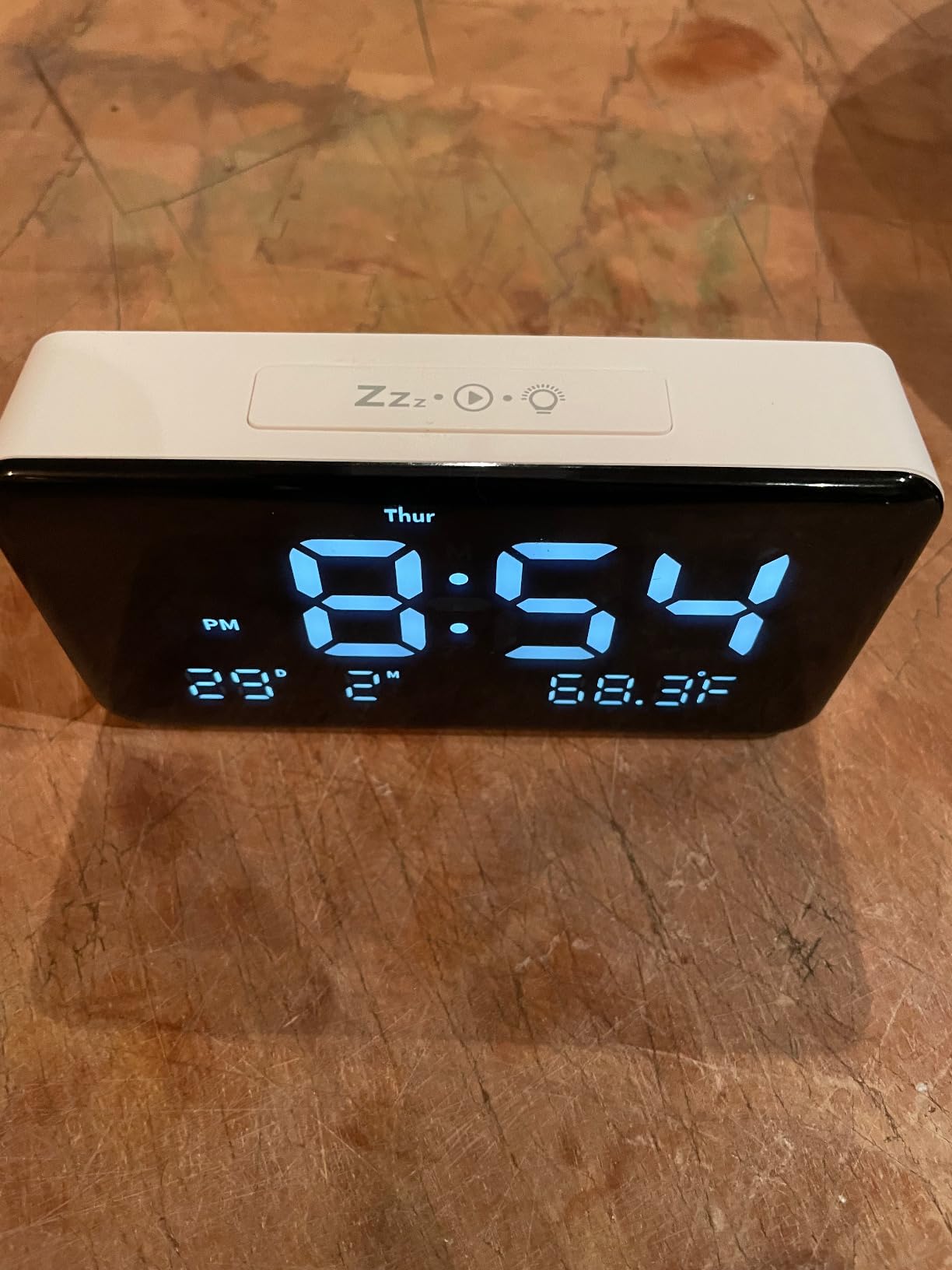 Talking Alarm Clock and Countdown Timer, Hourly Chime for Visually Impaired Elderly Seniors Blind, Battery Operated, Snooze, Temperature, Vibration, Rechargeable, 99 Minutes Led Count down Timing customer photo 2