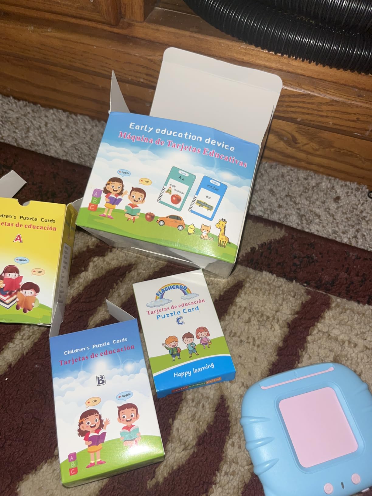 Airbition Talking Flash Cards for Toddlers 1 2 3 4 Year Olds, Montessori Language Learning Toys with 224 Words, Pocket Speech Therapy Toys, and Speech Development Educational Playthings for Children customer photo 2