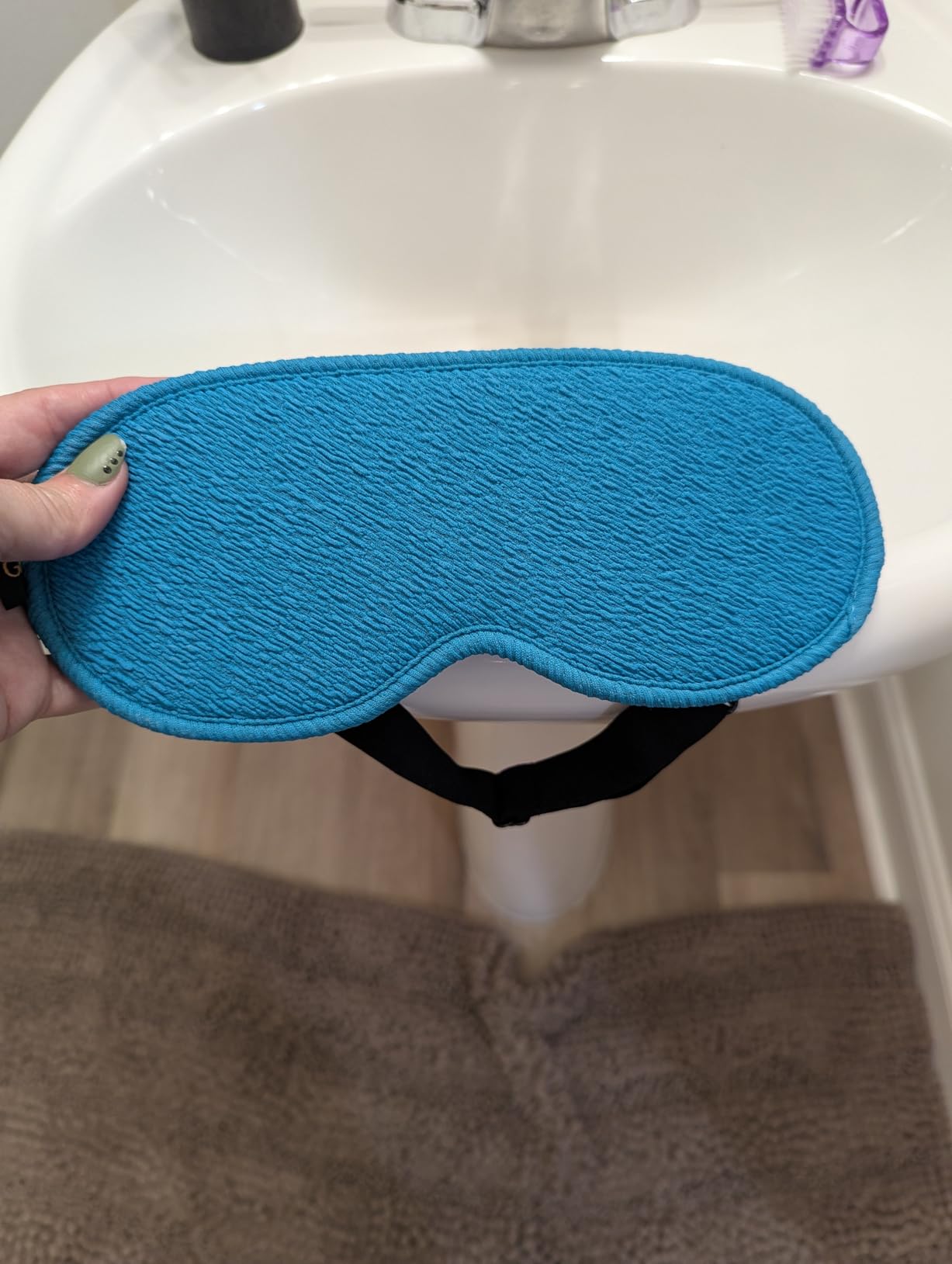 Gritin 100% Blackout Sleep Eye Mask for Women Men, Zero Pressure Sleeping Mask - Ergonomic Design 3D Cutout Eye Movement and Eyelash Friendly Night Blindfold, Ultra Soft Comfortable for Sleeping customer photo 2