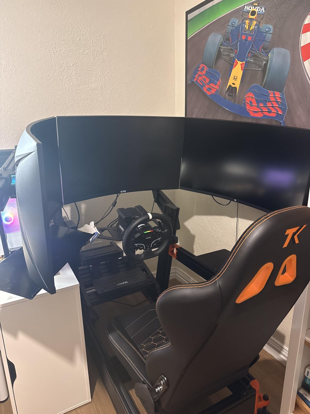 KTC 34 Inch Ultrawide Monitor, 180Hz WQHD 3440X1440 Curved Gaming Monitor, 1500R PC Monitor, HDR, FreeSync & G-Sync, HDMI, DisplayPort, VESA, Tilt Swivel Height Pivot Adjustment, H34S18S customer photo 1