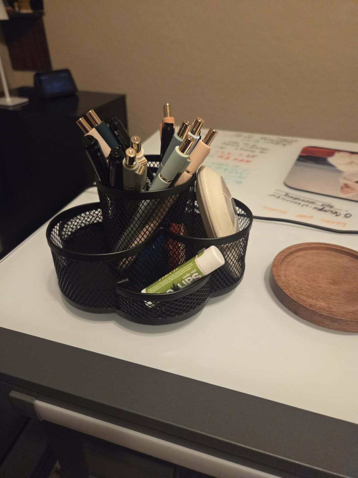 Topwey Pen Holder for Desk, 360 Rotating Pencil Holder, Cup Holder for Desk Office, Desk Organizers and Accessories in Black customer photo 1
