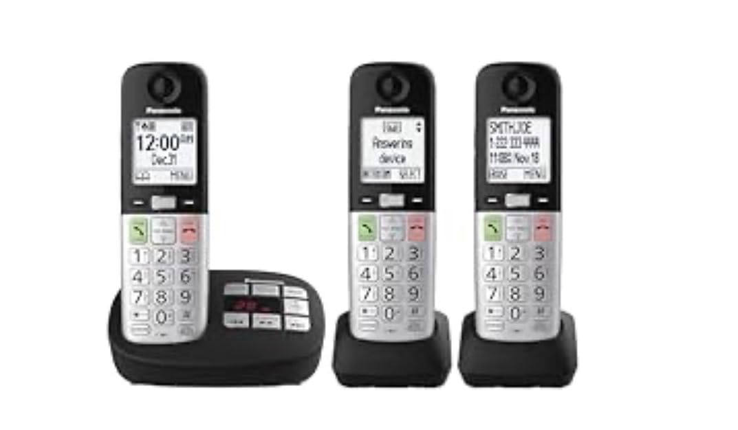 Panasonic Cordless Phone, Easy to Use with Large Display & Big Buttons, Flashing Favorites Key, Flashlight, Call Block, Volume Boost, Talking Caller ID - KX-TGU432B customer photo 2