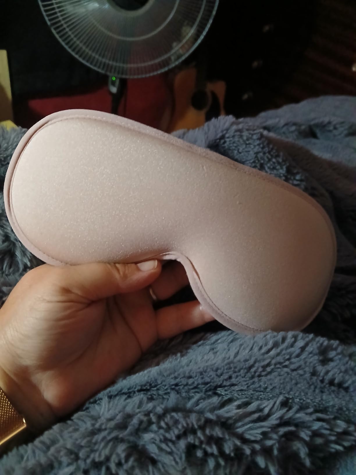 3D Weighted Cooling Gel Eye Mask for Sleeping, FSA Eligible Items HSA, 6oz Gel-Weighted Sleep Mask, 100% Blackout, Gentle Pressure & Cold Relief for Migraine, Ice Cold Mask for Travel Essentials customer photo 1