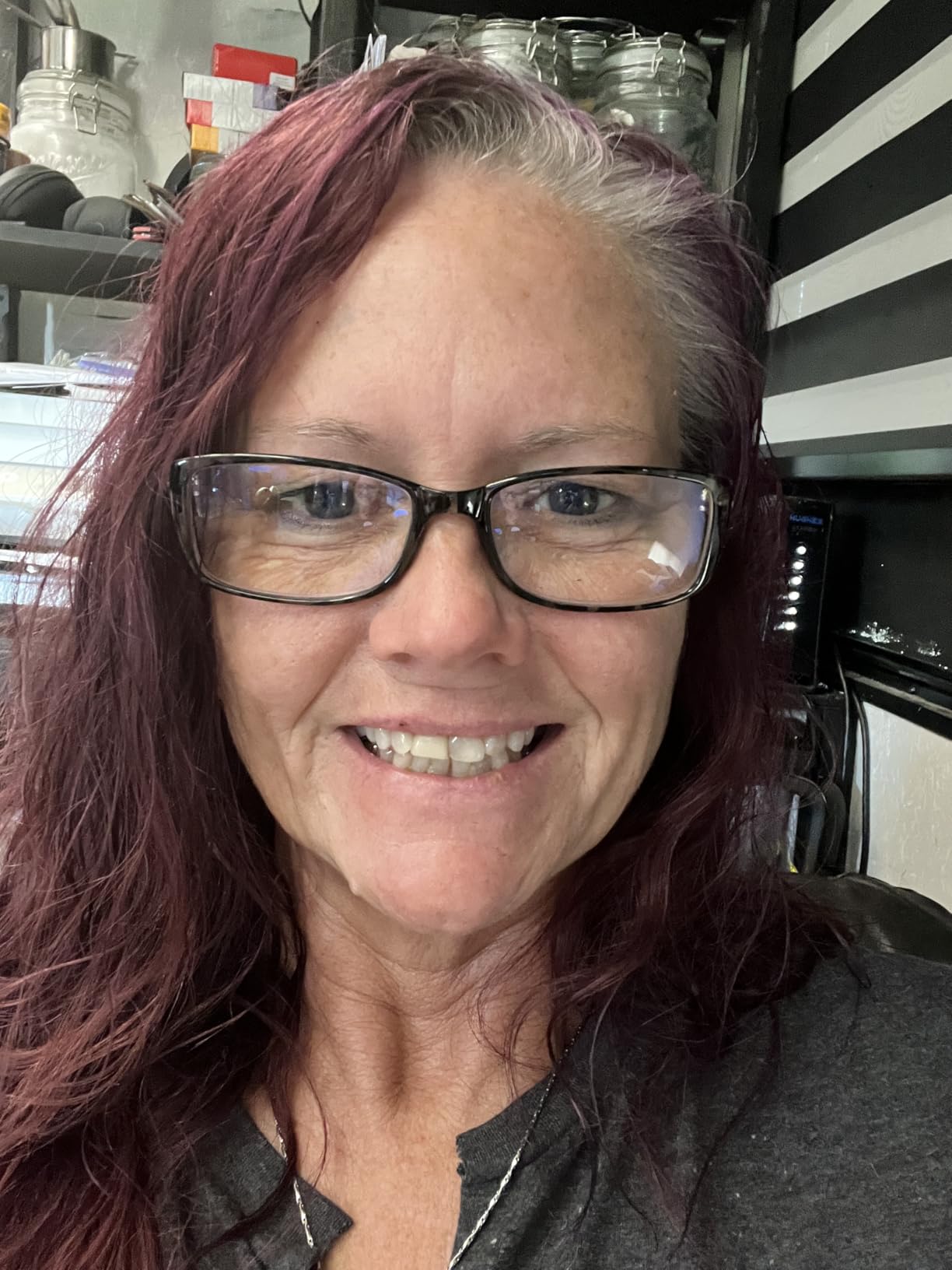 Madison Avenue 2 Pack Classic Blue Light Blocking Reading Glasses for Women, Vintage Anti Glare/Eyestrain Computer Readers Demi/Purple +1.5 customer photo 2