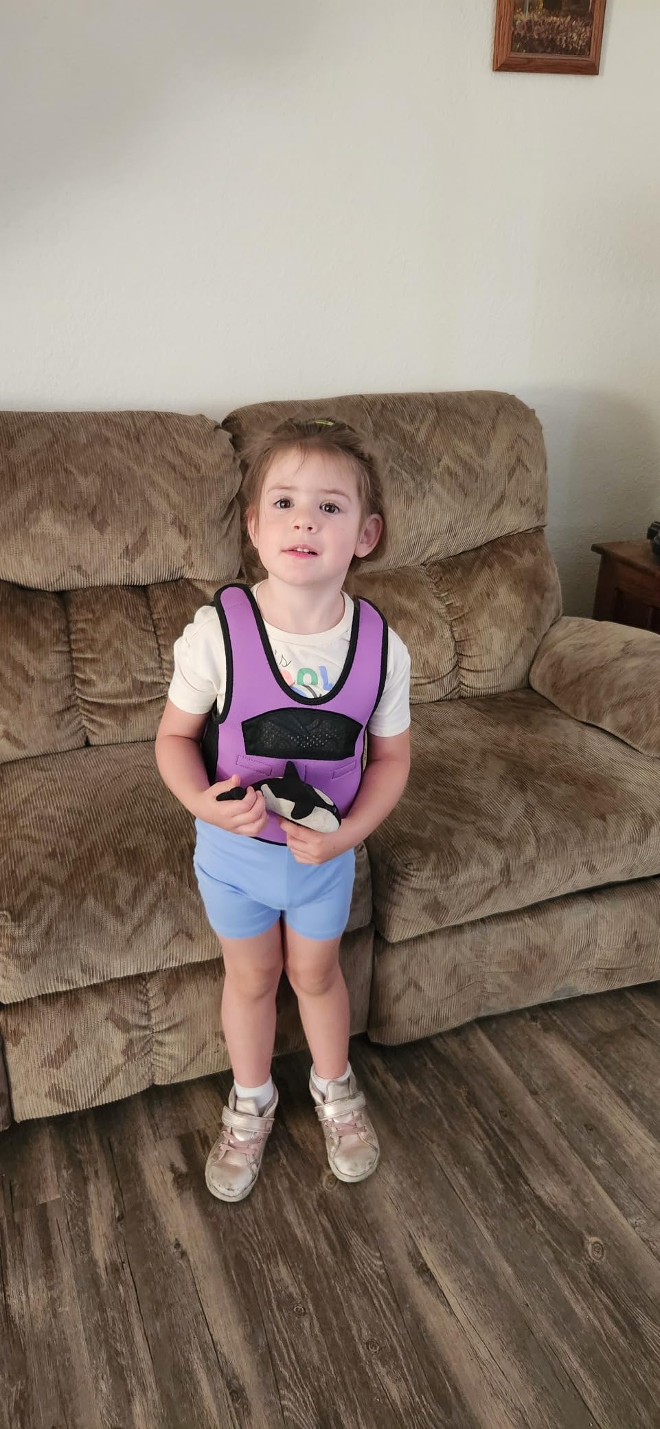 Compression Vest for Kids-Rainbow, Weighted Vest for Kids Including 6 Removable Weights, (Medium, Ages 5 to 9) customer photo 2