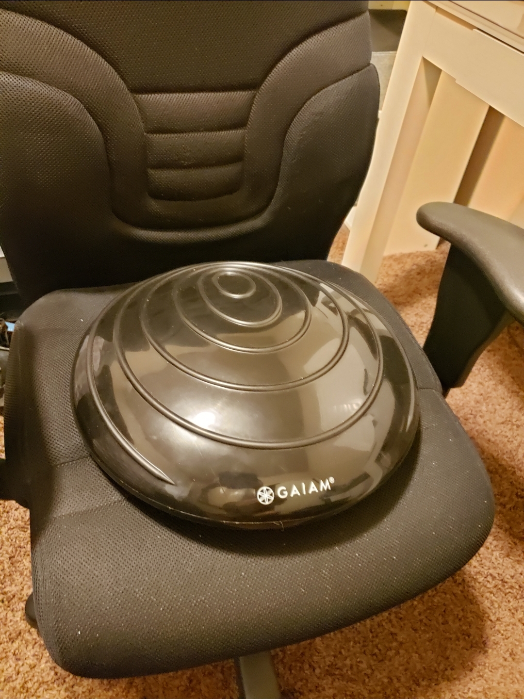 Gaiam Balance Disc Wobble Cushion Stability Core Trainer for Home or Office Desk Chair & Kids Alternative Classroom Sensory Wiggle Seat customer photo 2
