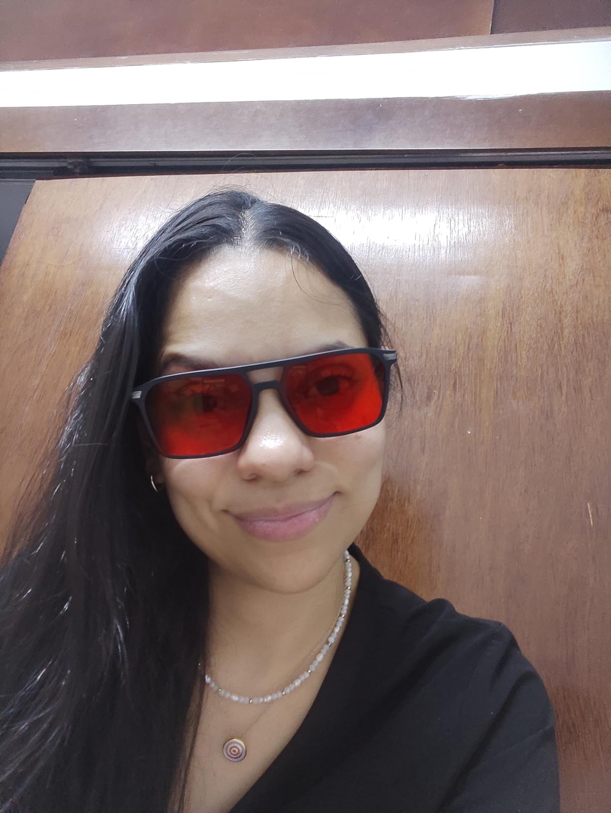 Goiteia Orange Blue Light Blocking Glasses-Retro 70s Blue Light Glasses for Men Women, Easier Sleep and Migraine Relief customer photo 2