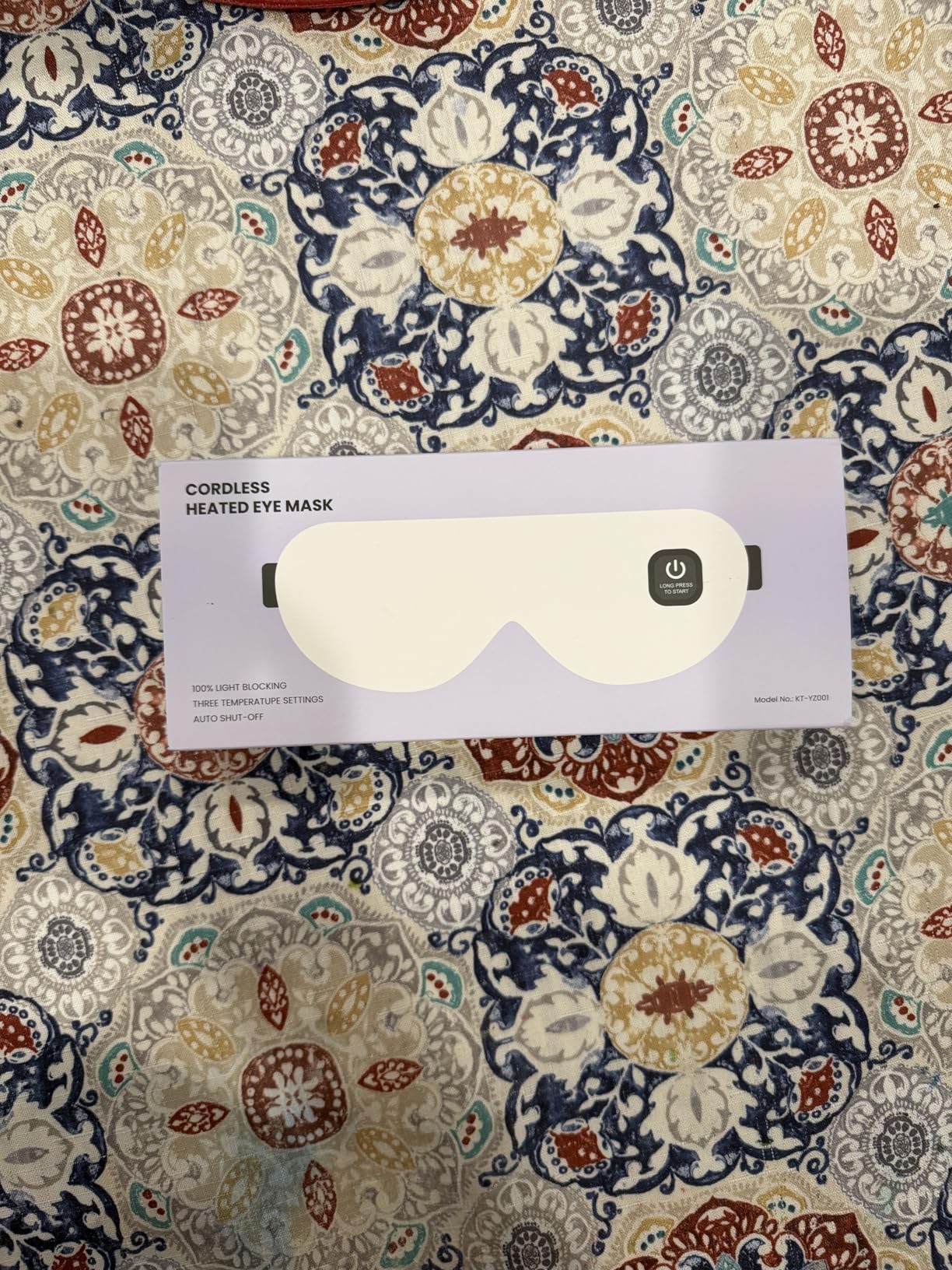 Heated Eye Mask - Cordless Eye Mask for Dry Eyes, FSA-HSA Eligible, Eye Relief, Improved Sleep, Washable Eye Heating pad for Travel and with Replaceable Shell customer photo 1