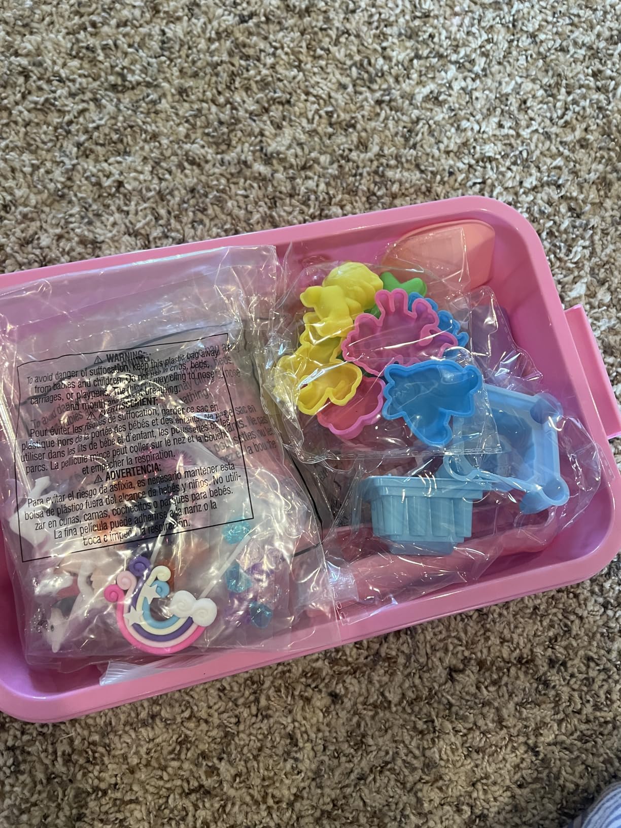 Carolart Mermaid Sensory Bin for Girls, Mermaid Toys with Sensory Foam Beads, Ocean Sensory Play Kit with Storage Bin, Sensory Toys for Toddlers, Preschool Learning Toy for Kids Ages 3-8 customer photo 2