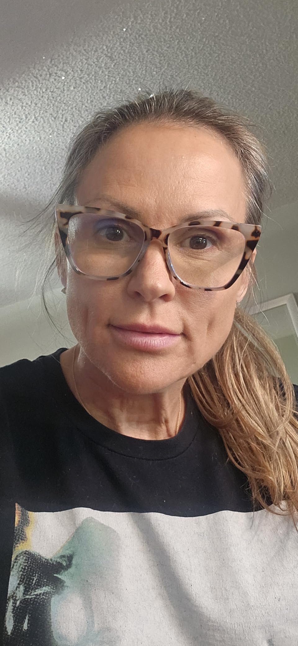 4 Pack Progressive Multifocus Reading Glasses for Women Men Blue Light Blocking Readers with Spring Hinge customer photo 1