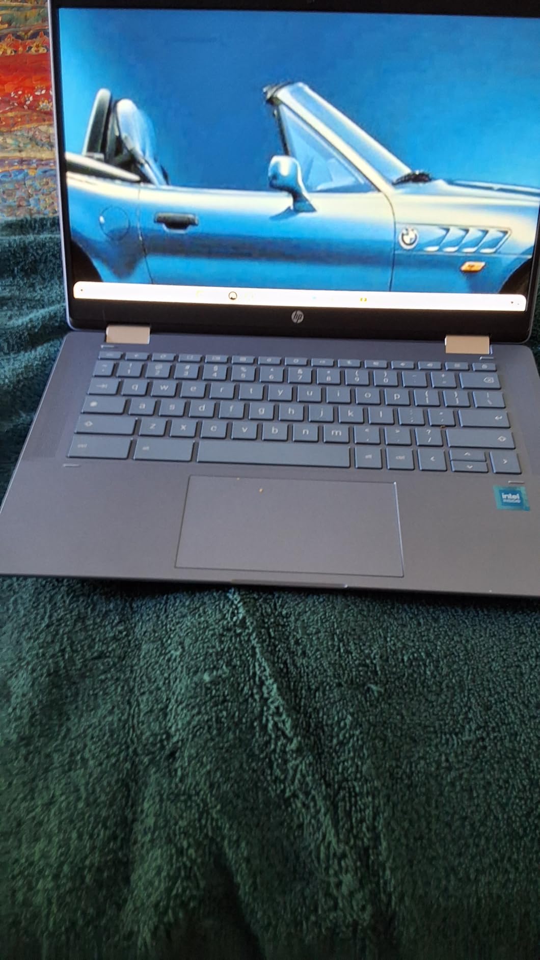 HP 14 2-in-1 Chromebook 14in FHD Intel CPU 4GB 64GB Storage (14b-Renewed) customer photo 1