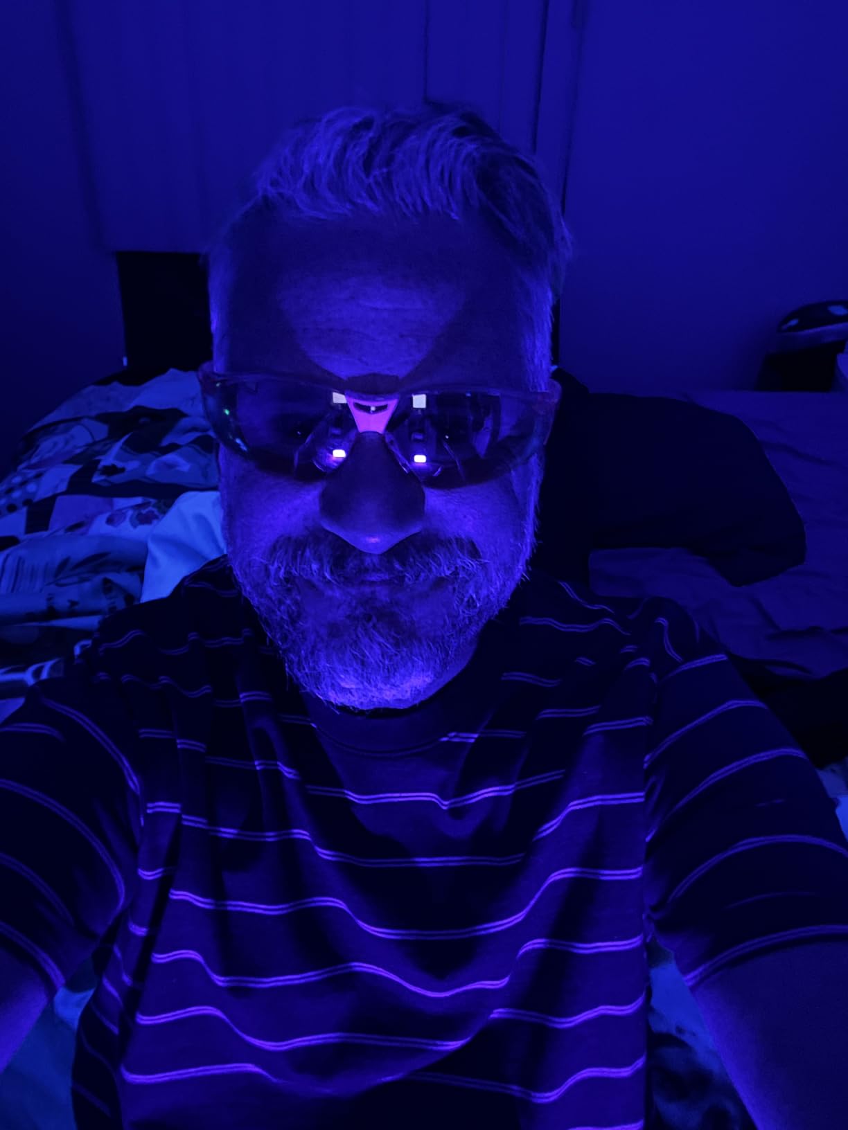 Pink FL-41 Tinted Safety Glasses Blue Light Sensitivity Men Women Indoor Outdoor Fluorescent Photophobia ANSI Z87.1 customer photo 1