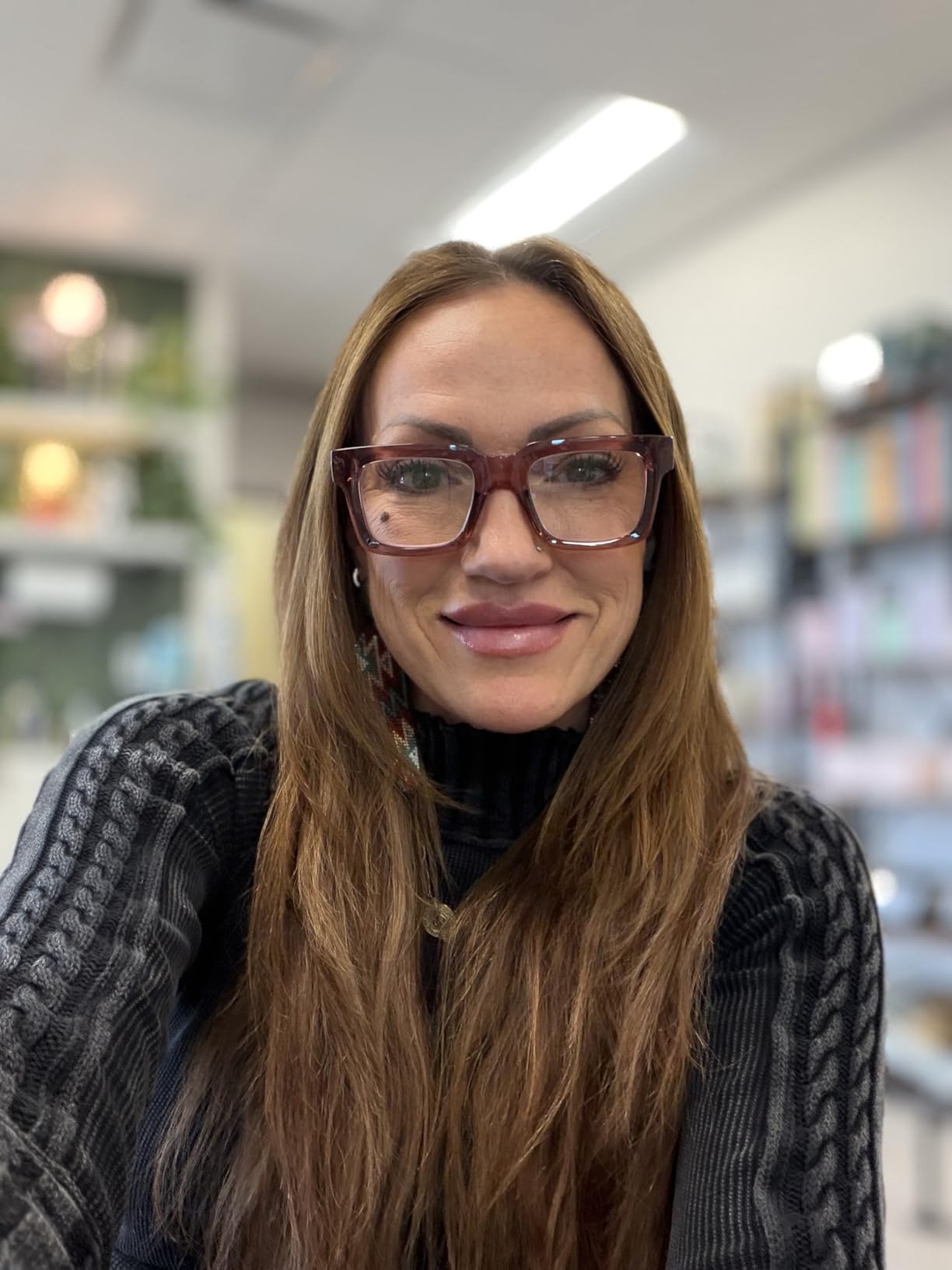 Peepers by PeeperSpecs Spotlight Blue Light Blocking Reading Glasses customer photo 2