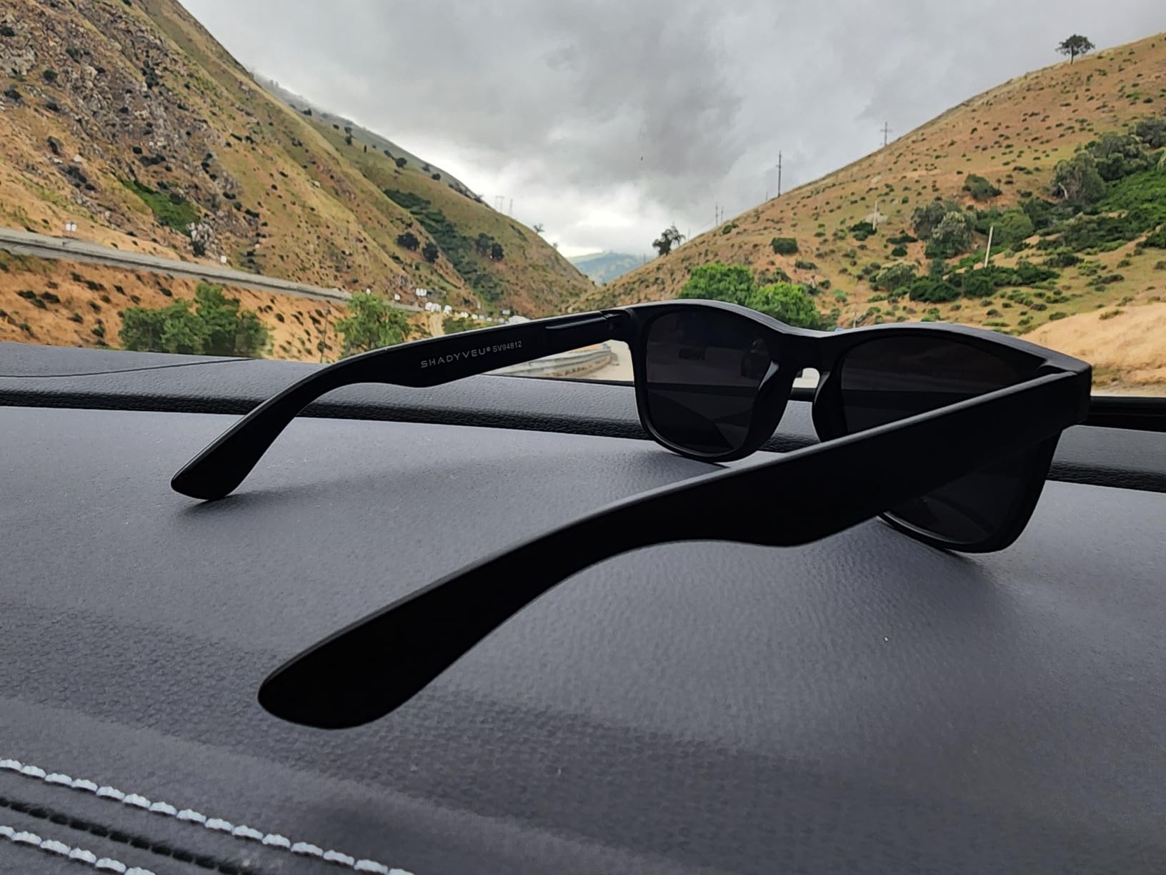 ShadyVEU Super Dark Black Sunglasses UV Protection Lens Spring Hinge 80s Vintage Retro Inspired Shades customer photo 1