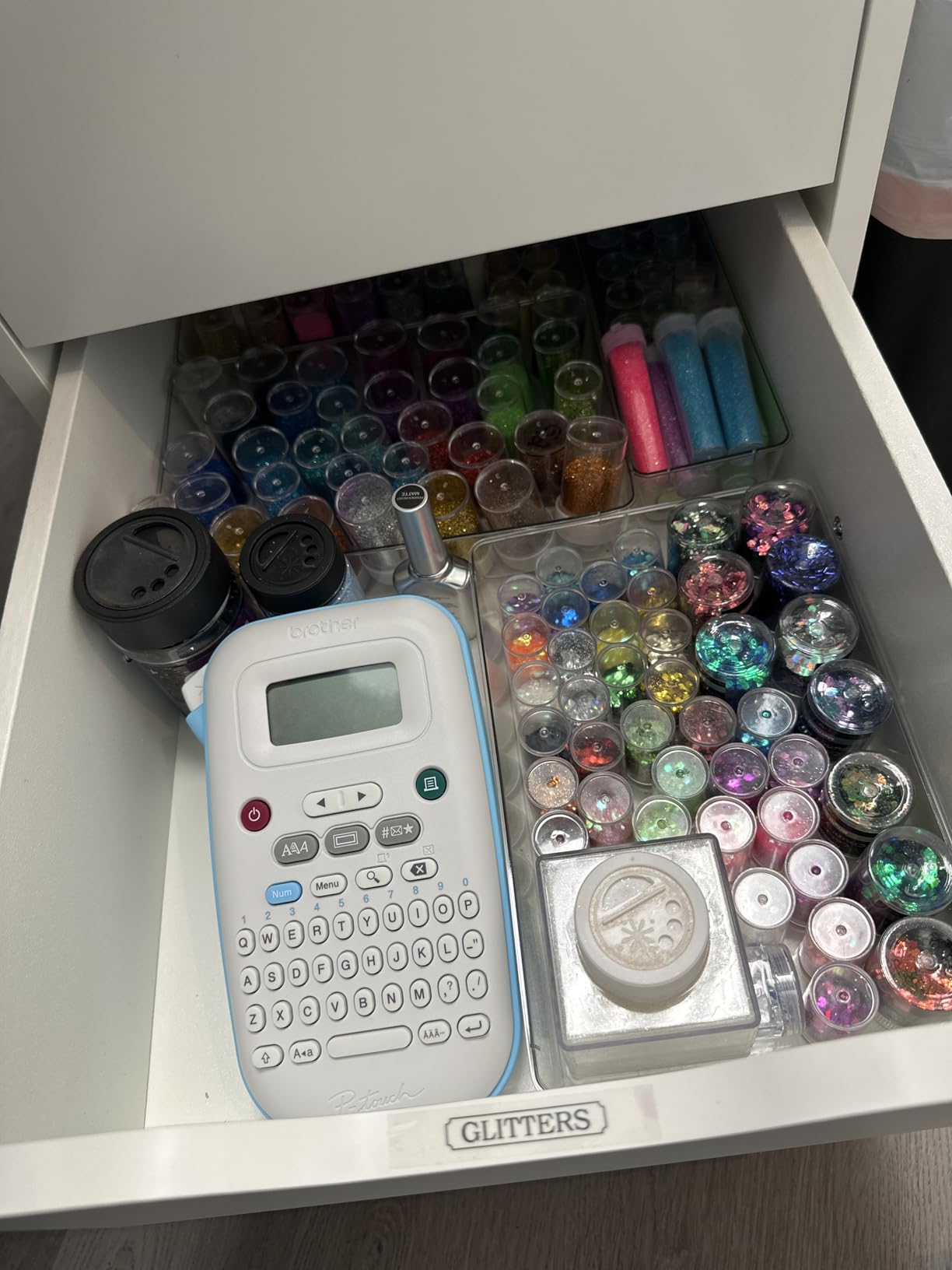 Brother P-Touch PT-N10 Personal Handheld Label Maker, Portable and Prints, P-Touch Btag ~1/2