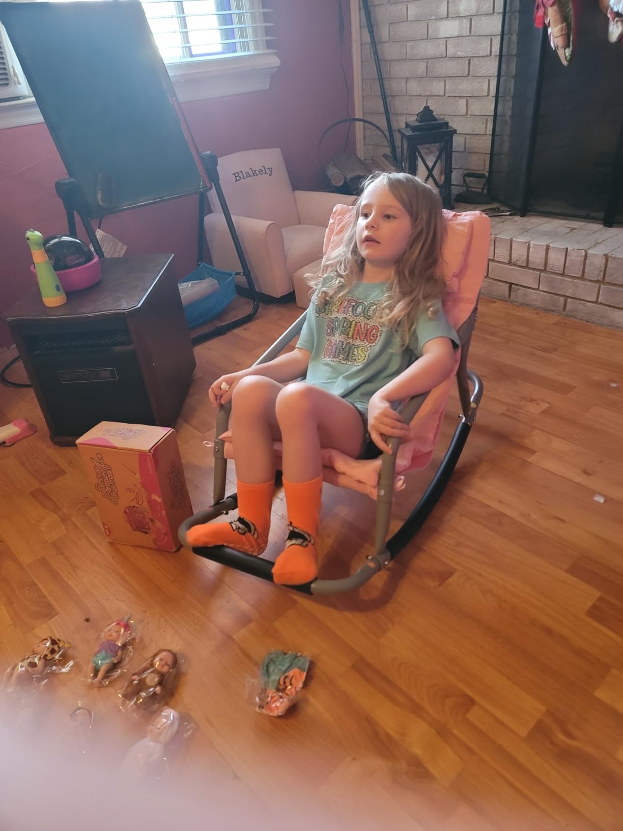 Special Supplies Sensory Rocking Chair for Kids - Comfortable Kids Rocker - Versatile Floor Chair with Soft Fabric and Stability for Playroom, Bedroom, or Nursery (Ages 3+) (Grey) customer photo 2