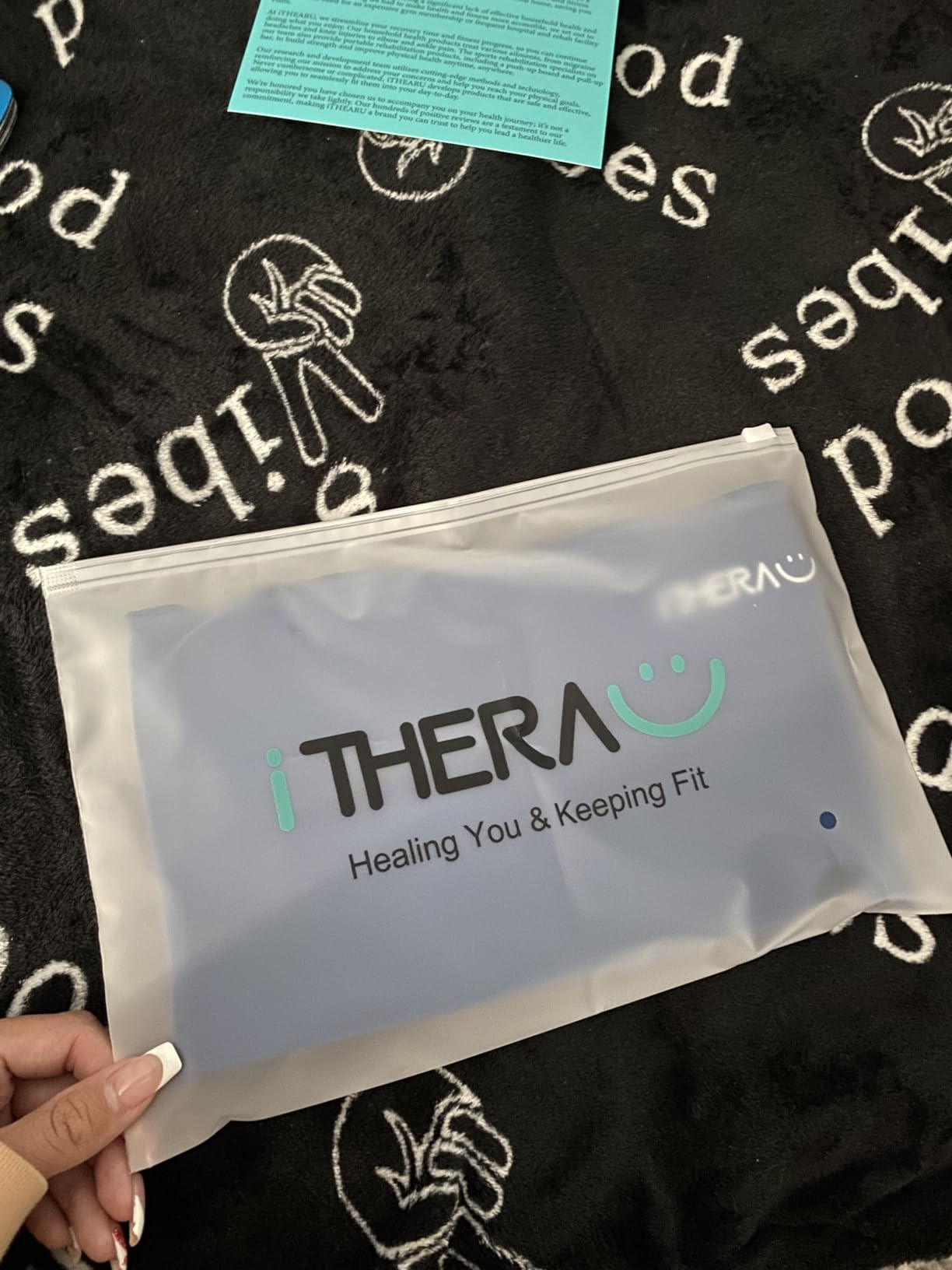iTHERAU Migraine Relief Cap, Soothing Headache Hat, Gel Ice Pack Head Wrap with Hot and Cold Therapy, Headache Relief Cap for Sinus, Puffy Eyes, Tension and Stress Relief customer photo 2
