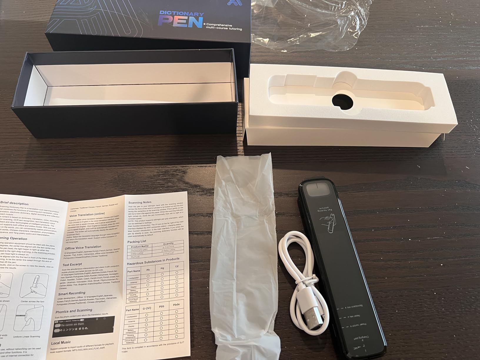 Translation Scanning Pen, 142 Language Translator Pen with 3.71 Inch Touch Screen, OCR Text to Speech Scanning Reading Pen, Portable Voice Translator Device for Travel Learning and Reading Disabilities customer photo 2